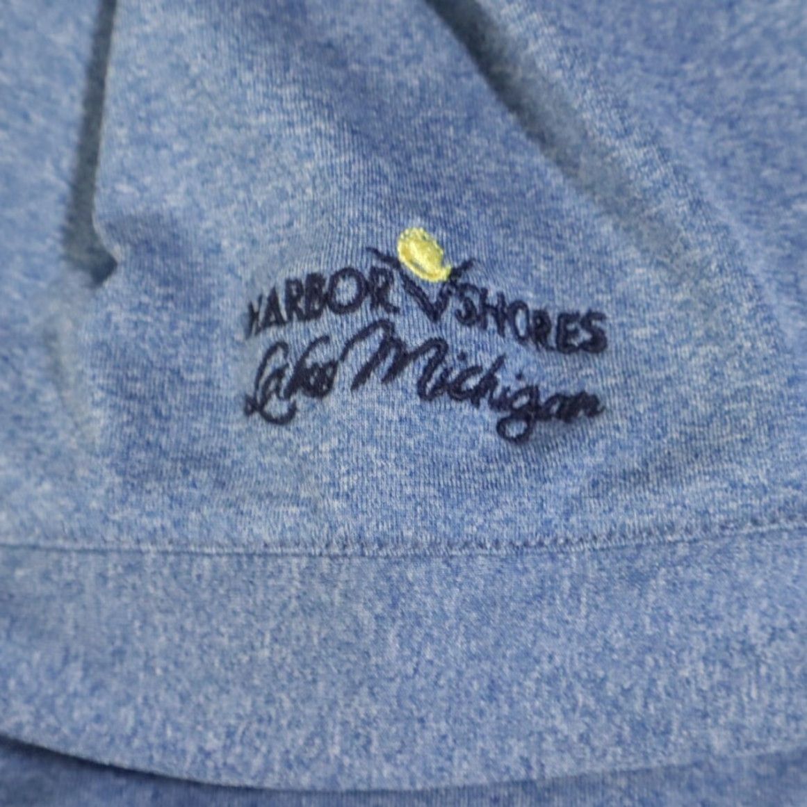 Vintage William Murray Classic Stretch Polyester Heather Polo Shirt Blue Men's M Size US M / EU 48-50 / 2 - 7 Thumbnail