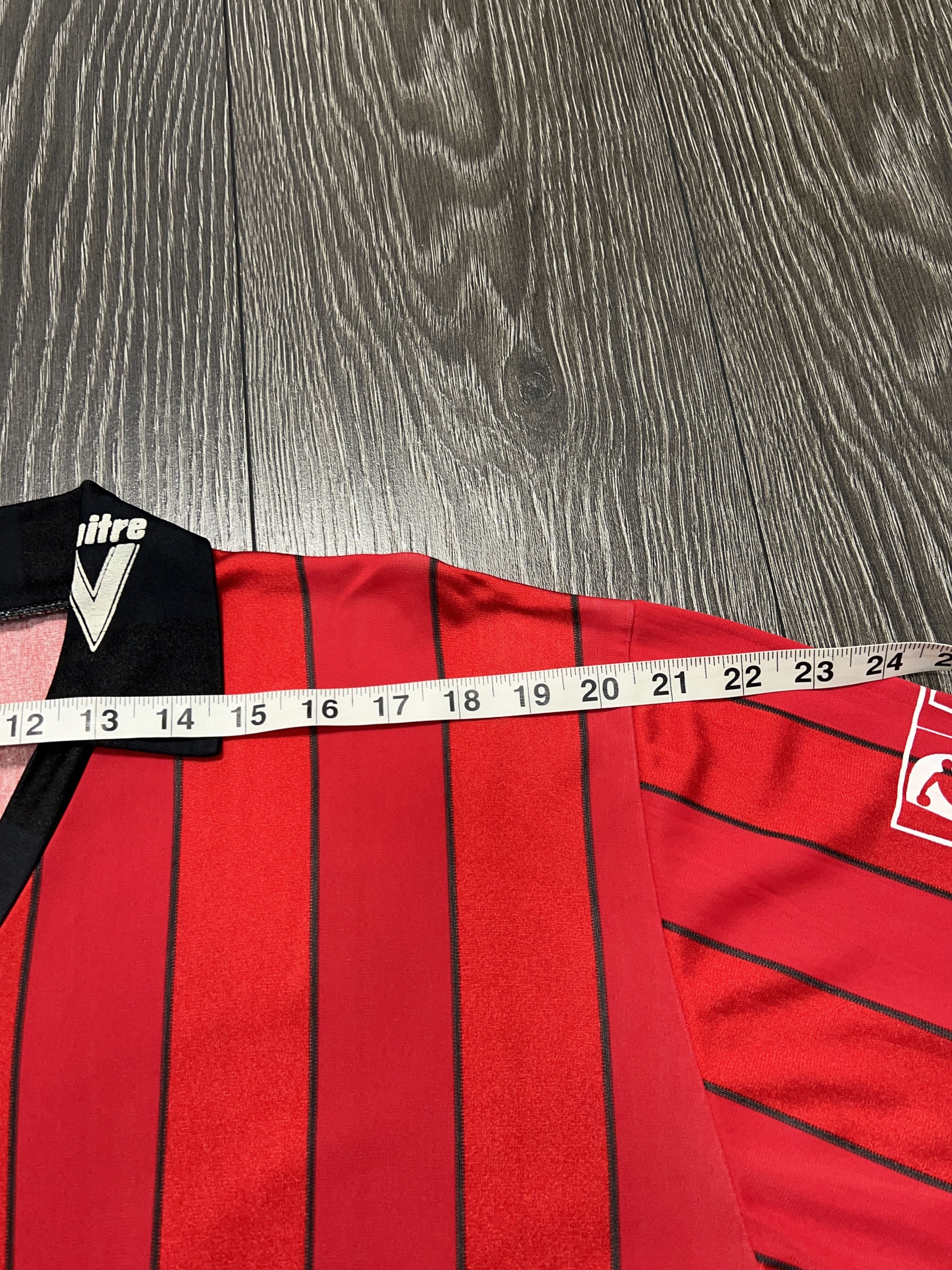 Other 1980s Mens Mitre #14 Vasalunds IF Football Shirt Jersey LS Size US XL / EU 56 / 4 - 9 Thumbnail