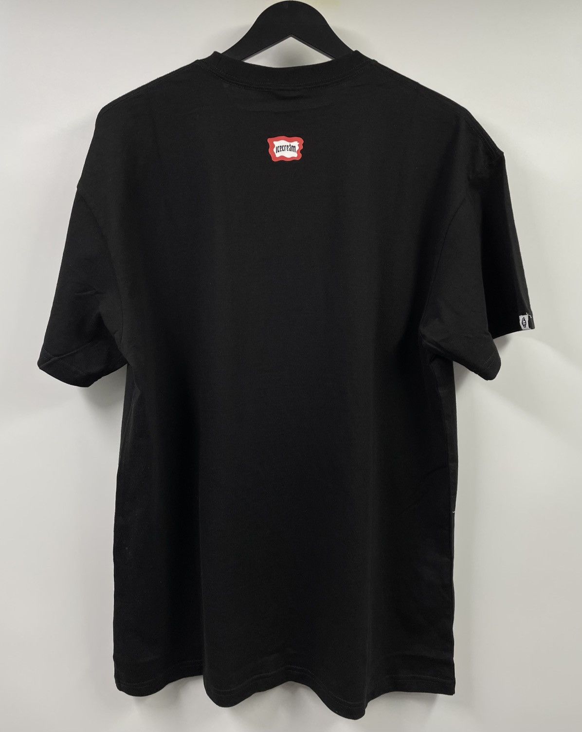 Icecream Ice Cream Flag Bead Logo Black T-Shirt Large Size US L / EU 52-54 / 3 - 11 Thumbnail