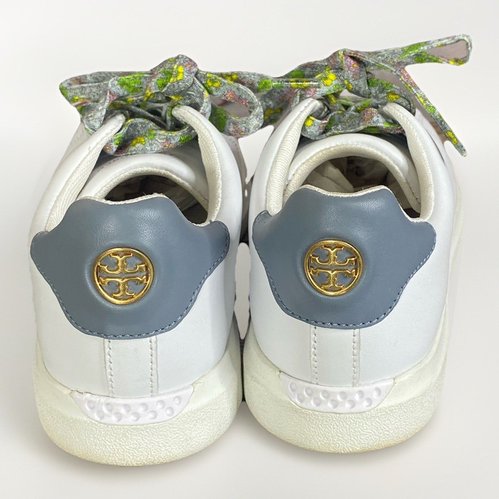 Tory Burch 6 M Tory Burch Howell Court Leather Sneaker In White 81389 Size US 6 / IT 36 - 3 Thumbnail