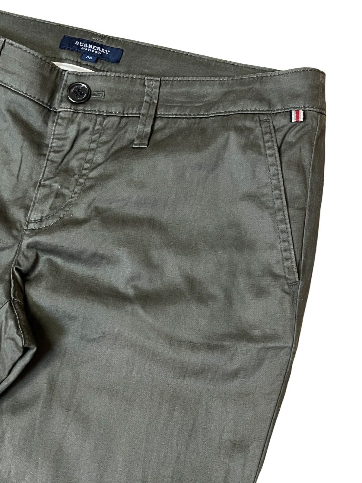 Burberry NICE🔥🔥BURBERRY LOW RISE ANKLE CROPPED PANT Size 31" - 4 Thumbnail