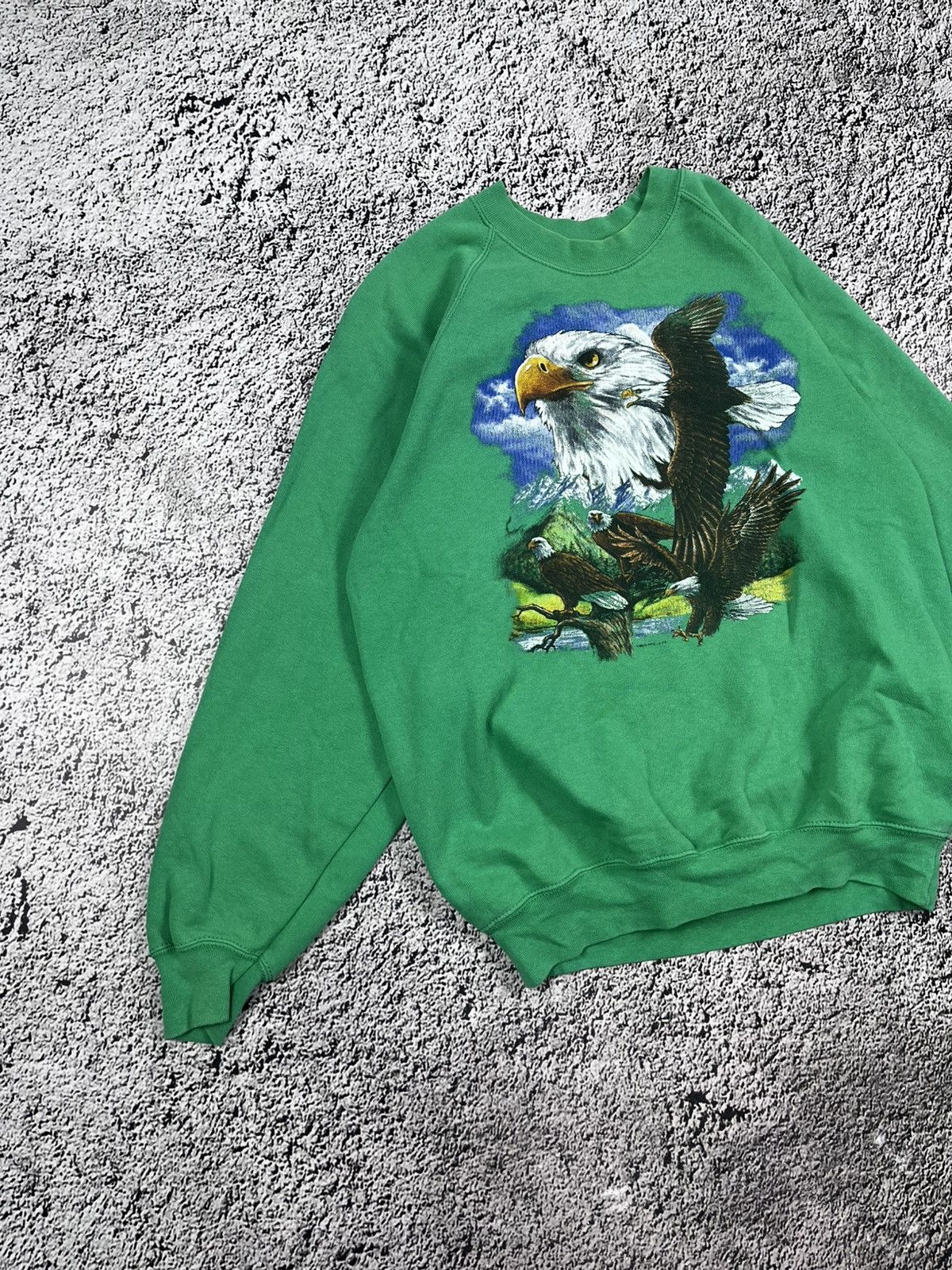 Vintage Vintage 90s American Eagle big logo outdoor sweatshirt M Size US M / EU 48-50 / 2 - 2 Thumbnail