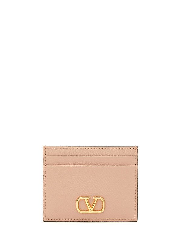 Valentino o1s22i1n0924 Size: OS / Vlogo Signature Cardholder in Pink Size ONE SIZE - 1 Thumbnail