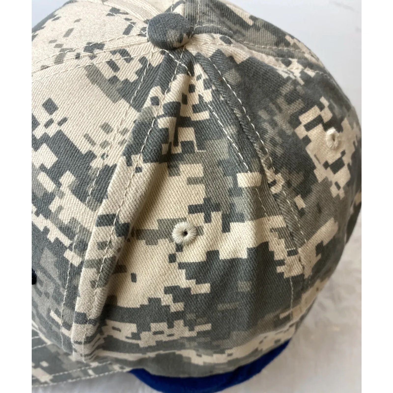 Bally VINTAGE US Army Embroidered Ball Cap Hat Infantry Airborne Cavalry ACU Camo Adjustable Adult One Size ACU Digital Camo Men H22 Size ONE SIZE - 6 Thumbnail