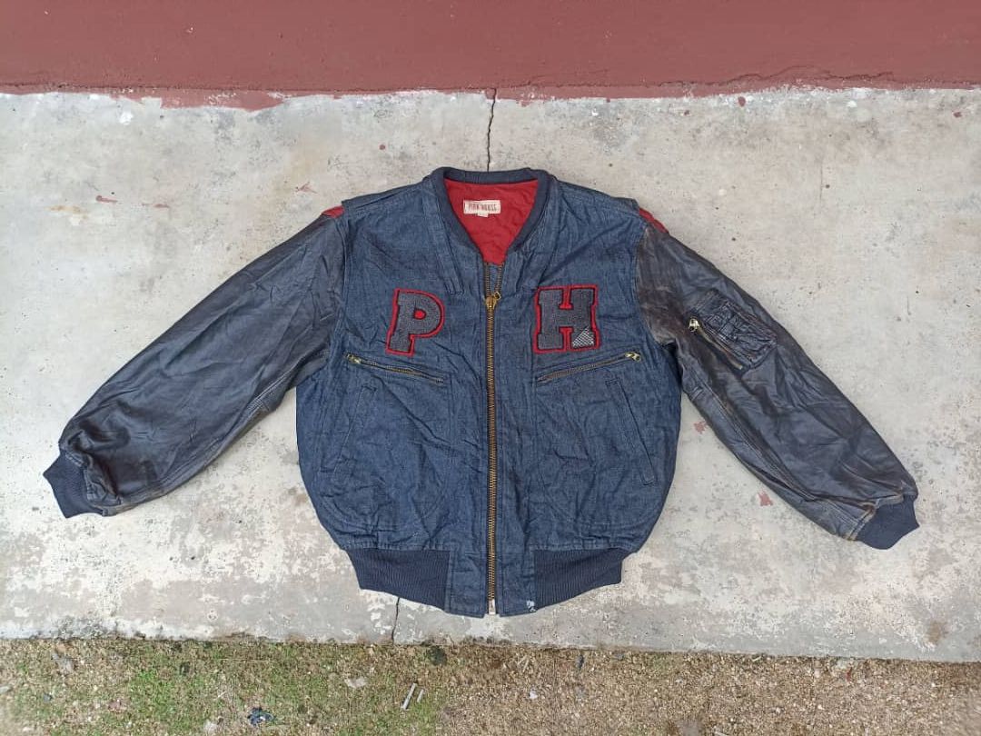 Pink House Vintage Pink House Varsity Jacket Size US L / EU 52-54 / 3 - 3 Thumbnail