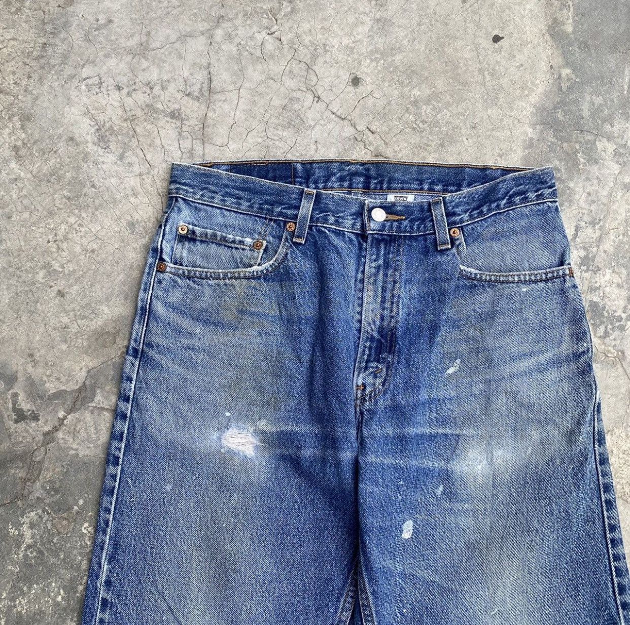 Levi's Vintage Distressed Levis Lot 505 Jeans Size US 34 / EU 50 - 2 Thumbnail