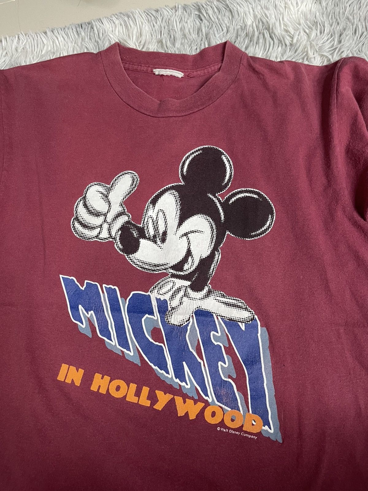 Disney VINTAGE DISNEY Mickey In Hollywood Pop Art Graphic Tee 90s Size US XL / EU 56 / 4 - 3 Thumbnail