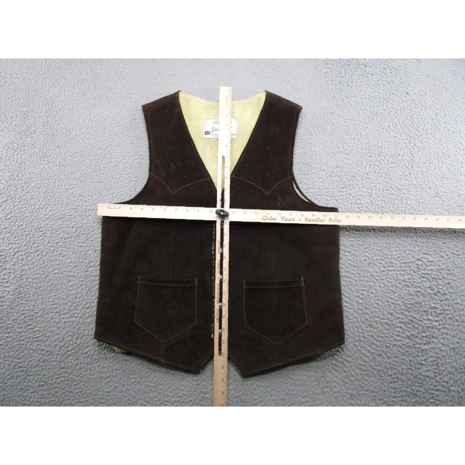 Vintage VINTAGE JOO-Kay Brown Leather Western Vest Snap Up Lined Size 44 Mens 90s Size US S / EU 44-46 / 1 - 4 Thumbnail