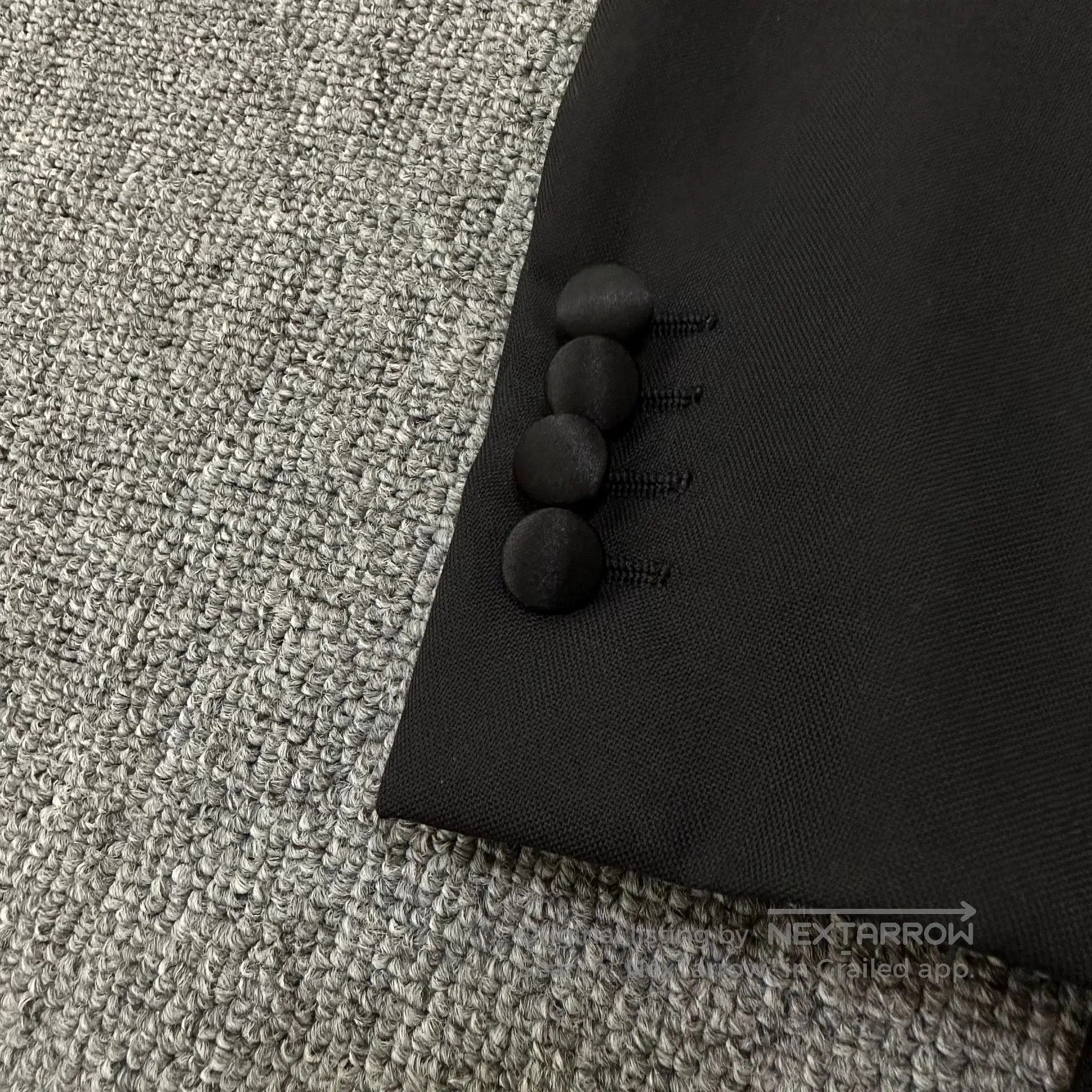 Hedi Slimane Dior Homme Silk Peak Lapel Smoking Suit. Size US S / EU 44-46 / 1 - 2 Thumbnail