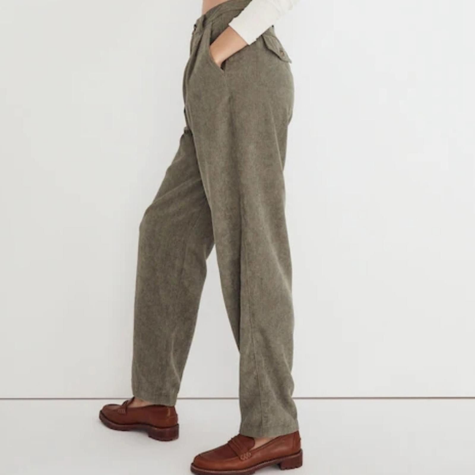 Madewell Madewell Corduroy High-Rise Tapered Pants Size 26" / US 2 / IT 38 - 10 Thumbnail