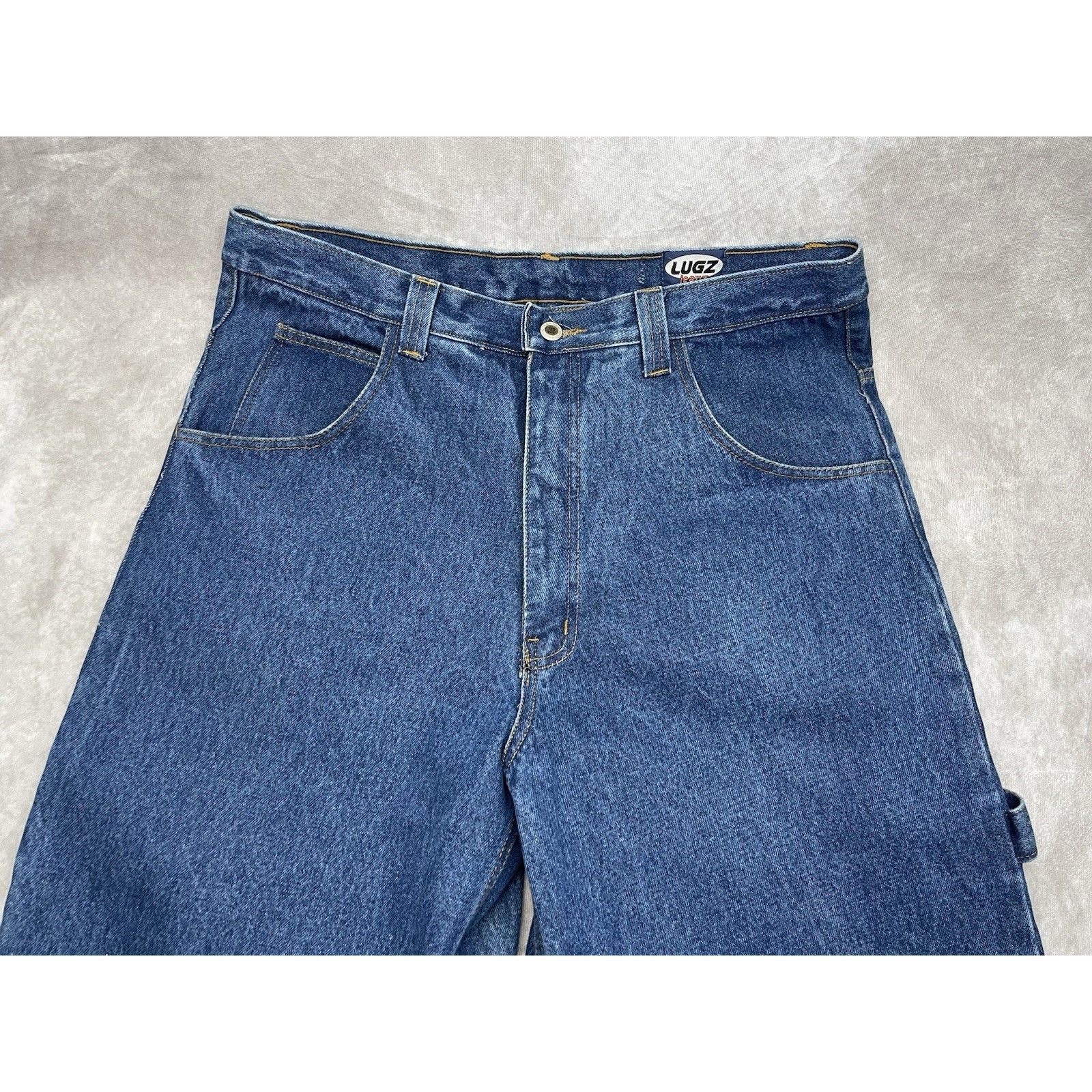 Lugz VTG Lugz Jeans 36x34 Modern Fitness Logo Baggy Carpenter Y2K Size US 36 / EU 52 - 8 Thumbnail