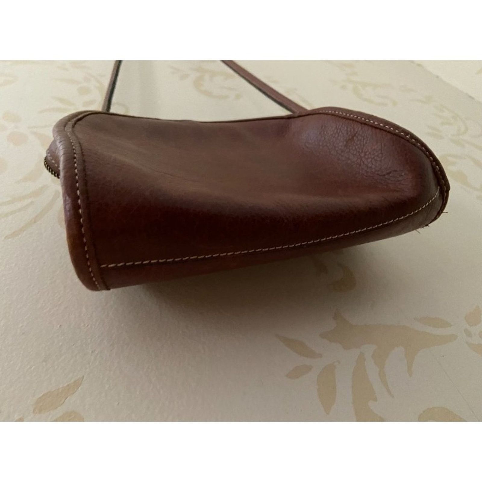 Designer Margot Leather 100% Leather Brown Cross Body Handbag Size ONE SIZE - 6 Thumbnail