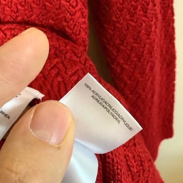 Jones New York VINTAGE Jones New York Red Knit Pullover Sweater Size PL Petite Large Holiday Christmas Womens Size L / US 10 / IT 46 - 8 Thumbnail