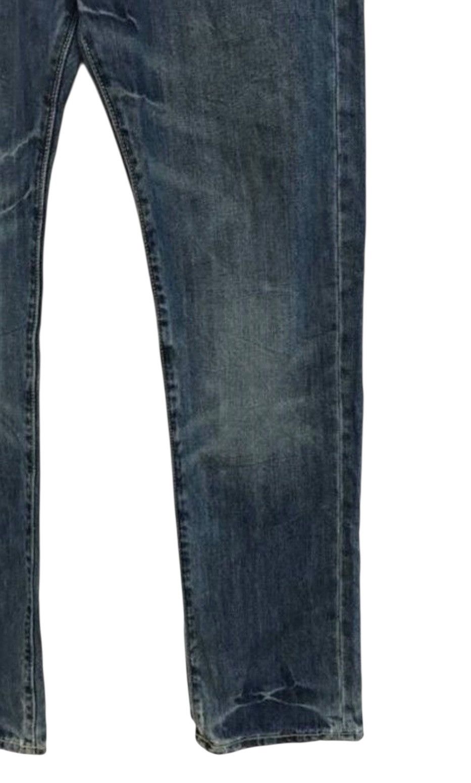 Ed Hardy Ed Hardy by Christian Audigier Bleach Denim Pants Size US 34 / EU 50 - 14 Thumbnail
