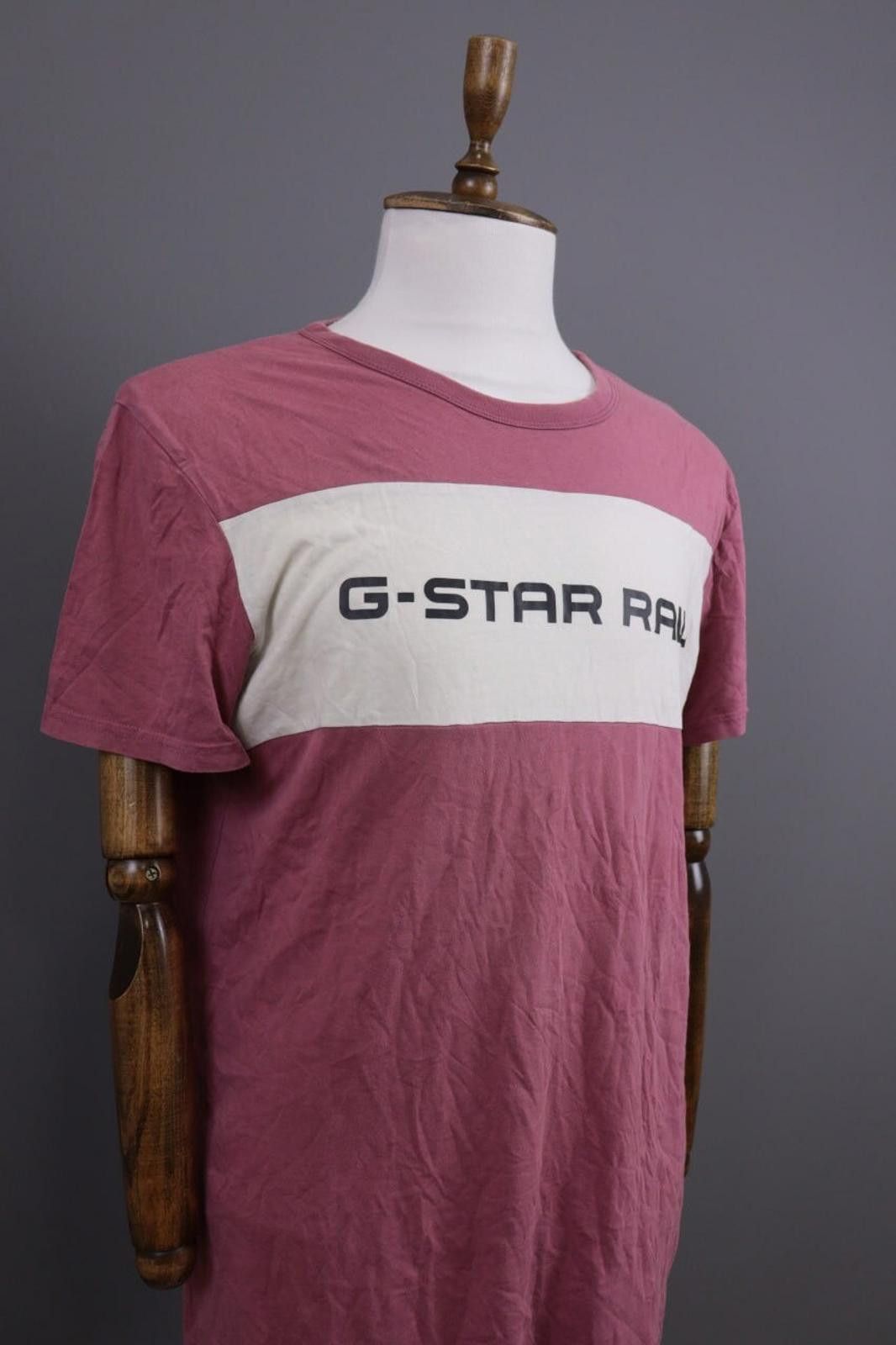 G-Star G-Star Purple Short Sleeve Big Logp T-Shirt Size L Size US L / EU 52-54 / 3 - 7 Thumbnail