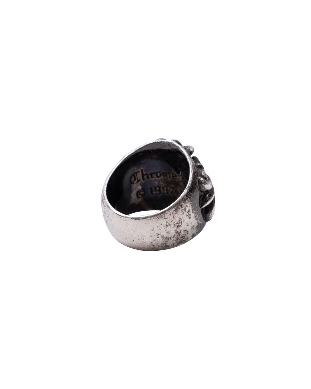 Chrome Hearts *VERY RARE* Chrome Hearts Black Rhodium Keeper Ring Size ONE SIZE - 3 Thumbnail