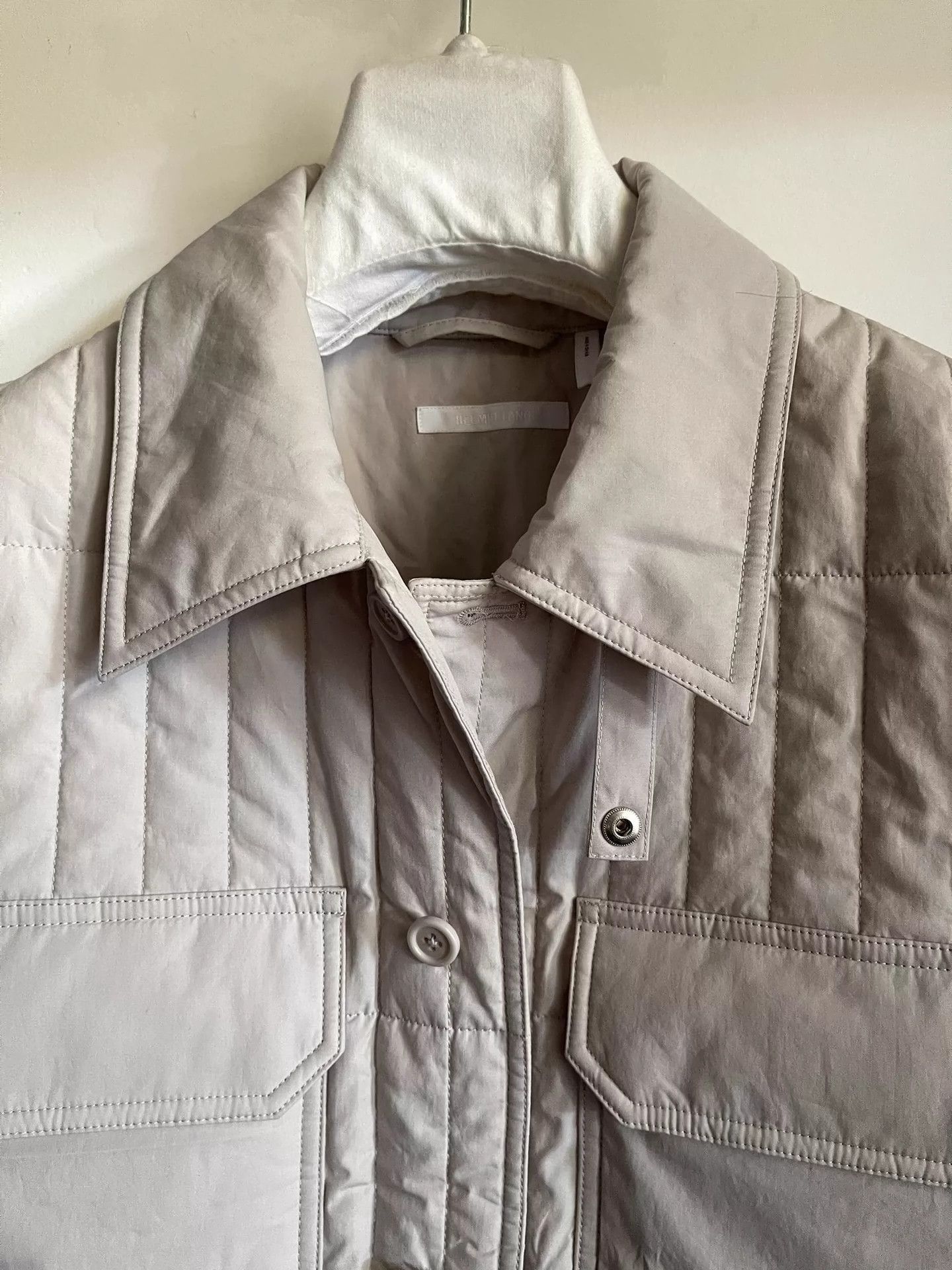 Helmut Lang Helmut Lang Striped cotton-padded jacket jacket-2508 Size US L / EU 52-54 / 3 - 5 Thumbnail