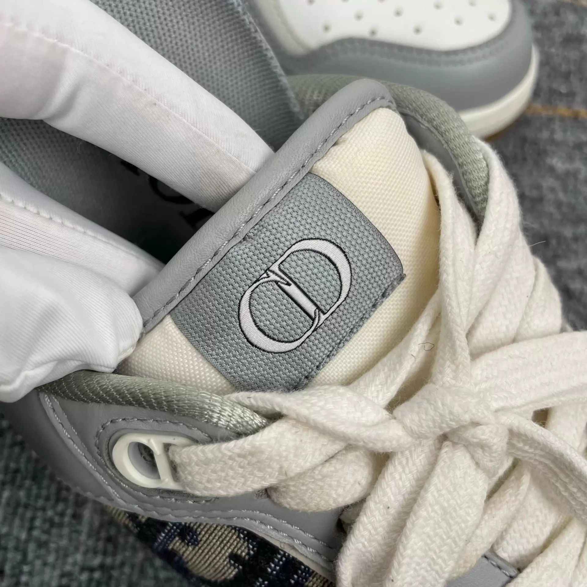 Dior Dior Gray Oblique Sneaker Size US 6.5 / IT 36.5 - 9 Thumbnail