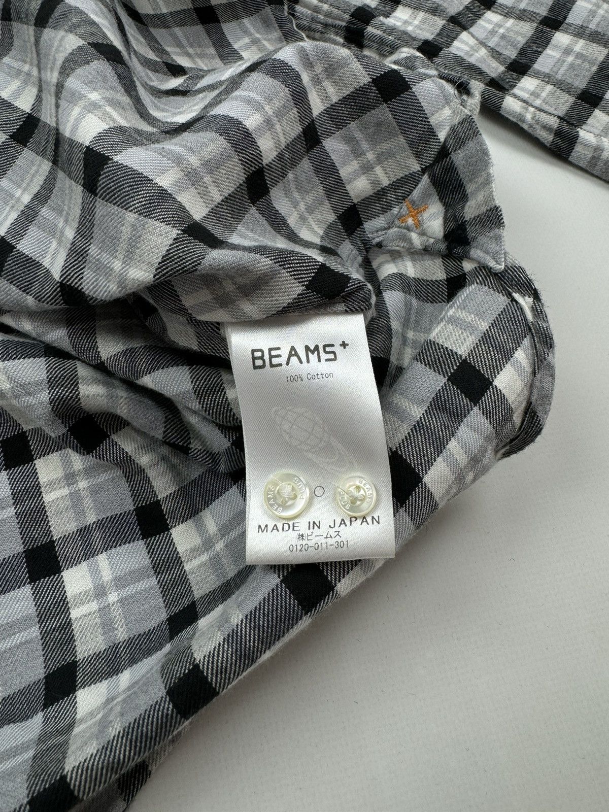 Beams Plus Beams Plus Flannel Check Shirt Size US S / EU 44-46 / 1 - 9 Thumbnail