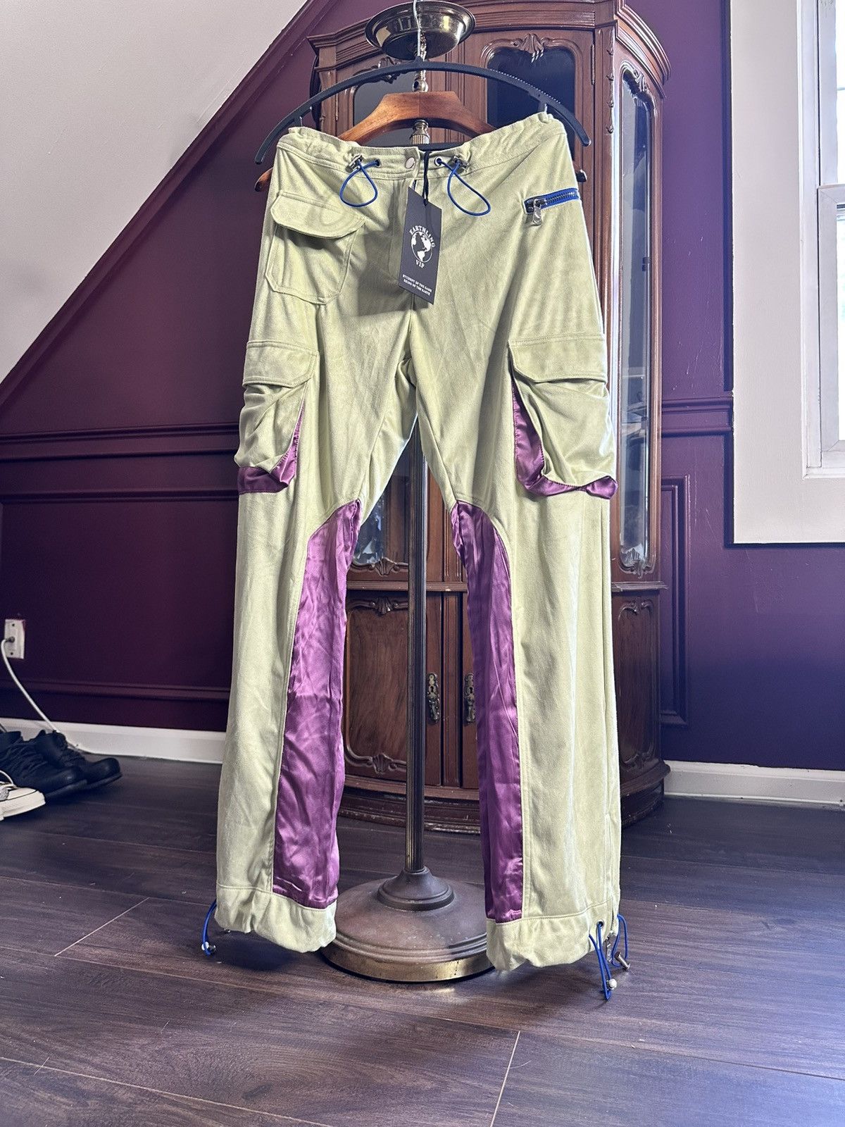 Earthling Earthling VIP 13 O’Clock velour silk cargo pants Size US 30 / EU 46 - 10 Thumbnail