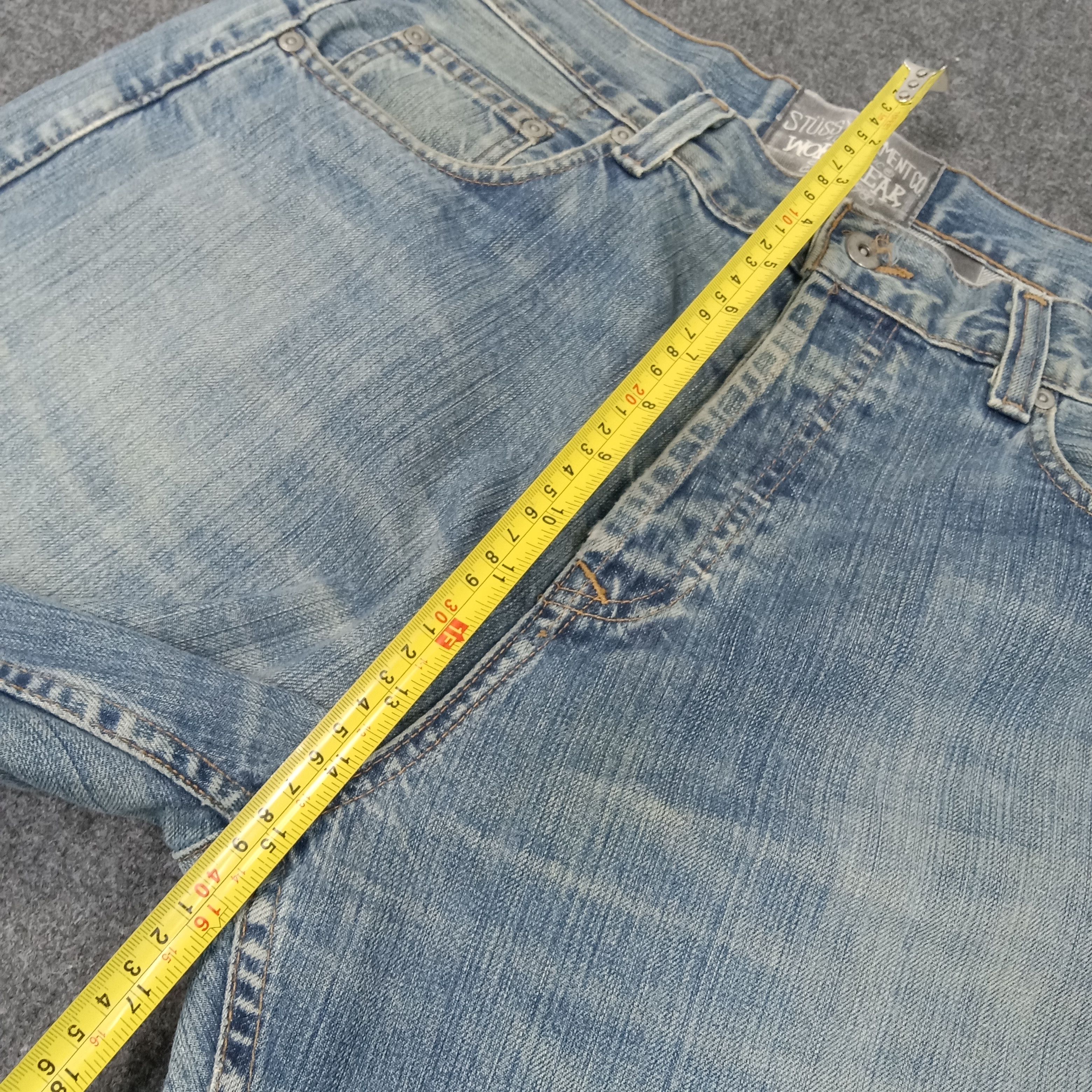 Stussy Stussy American Streetwear Style Denim Jeans C228N11 Size US 35 - 11 Thumbnail