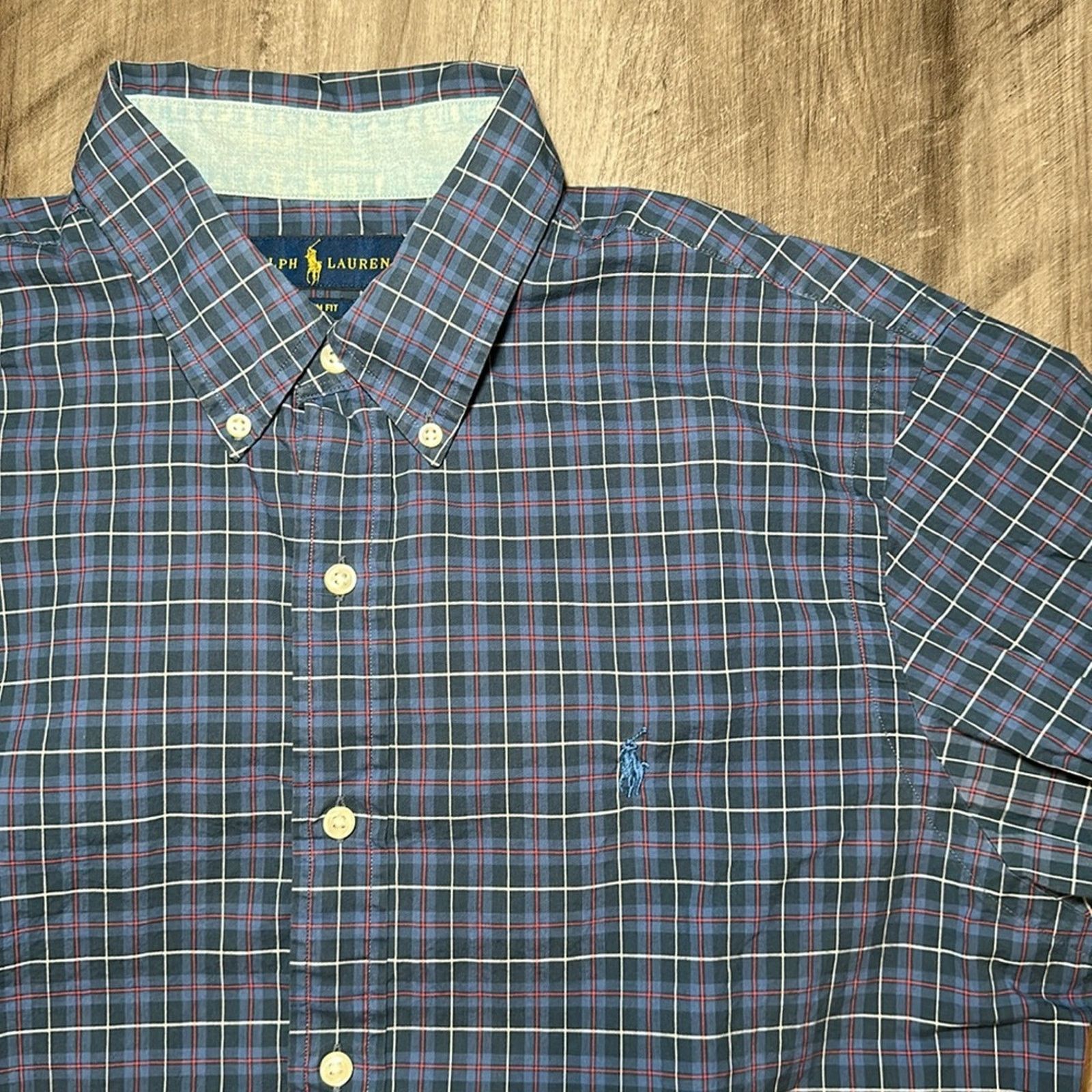 Ralph Lauren Ralph Lauren Slim Fit Plaid Long Sleeve Button Down - Large Size US L / EU 52-54 / 3 - 5 Thumbnail