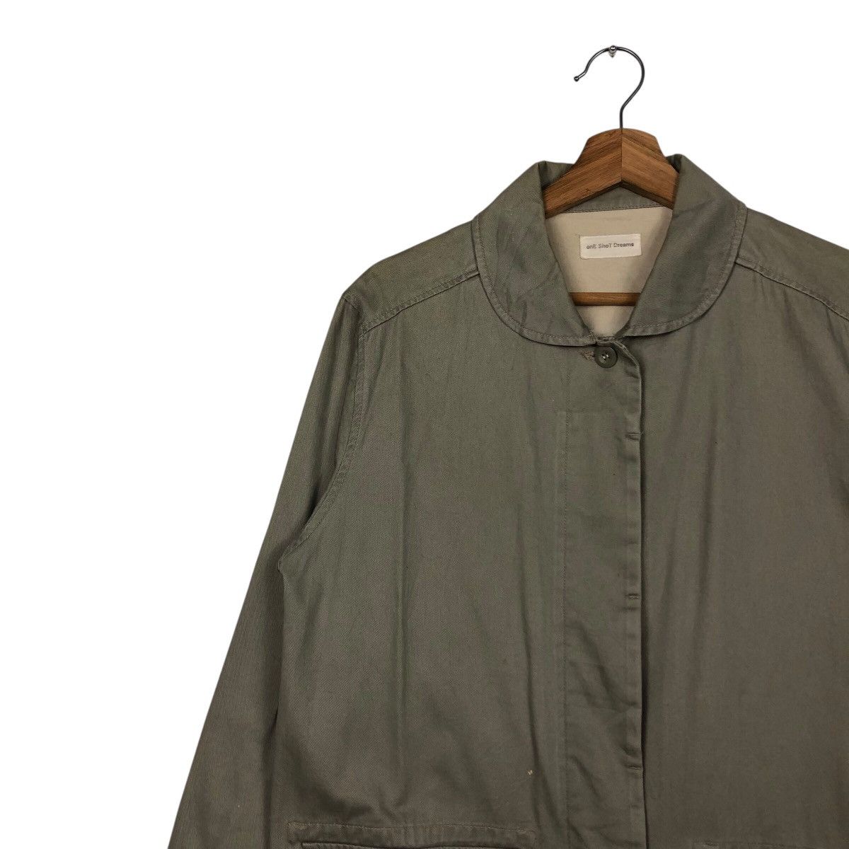 Japanese Brand × Vintage 📌Vtg Chore Work Jacket Button One Shot Dreams Issey Miyake Size US M / EU 48-50 / 2 - 8 Thumbnail