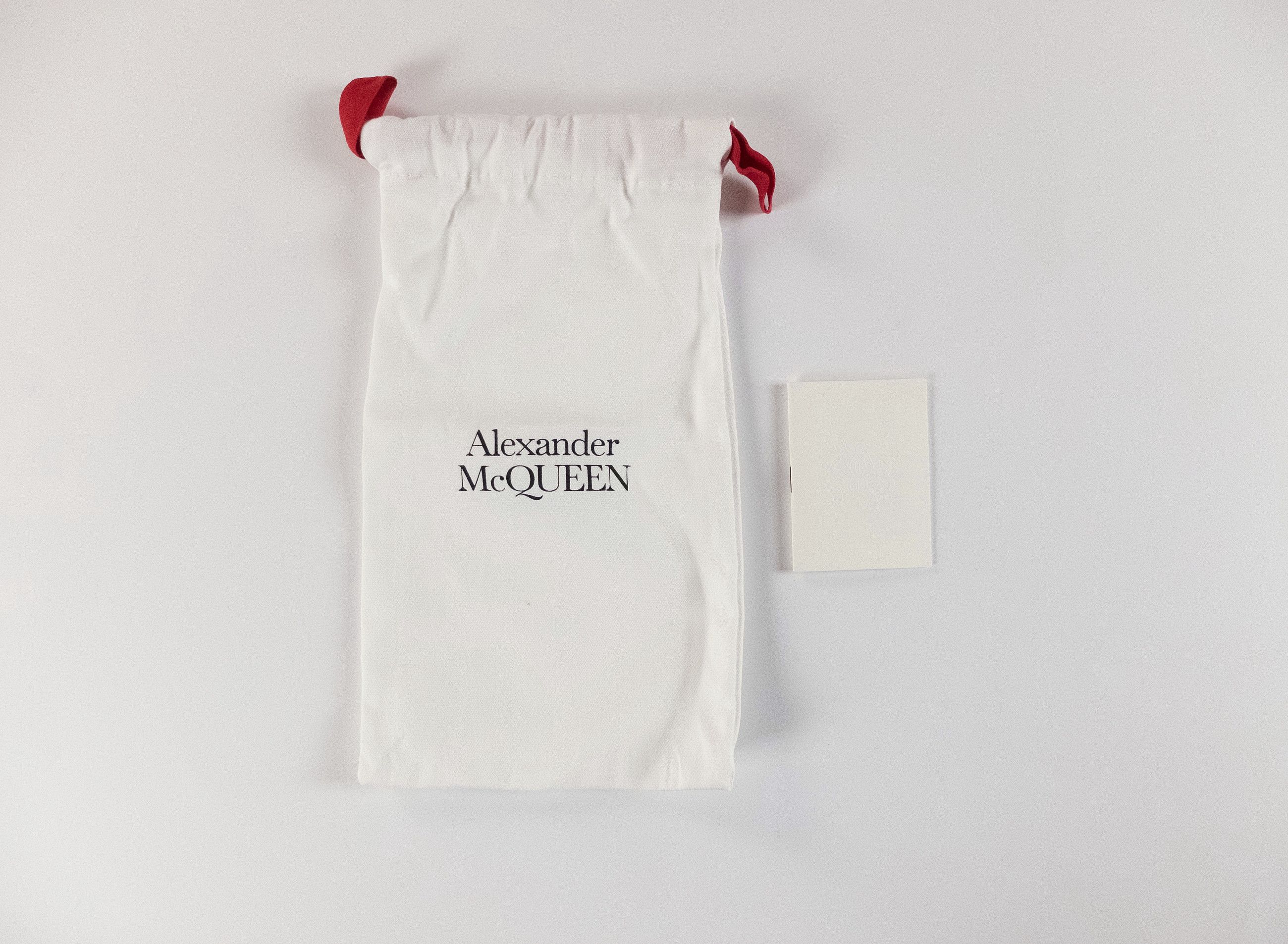 Alexander McQueen ALEXANDER MCQUEEN Seal black logo buckle leather belt 100 q Size 38 - 11 Thumbnail