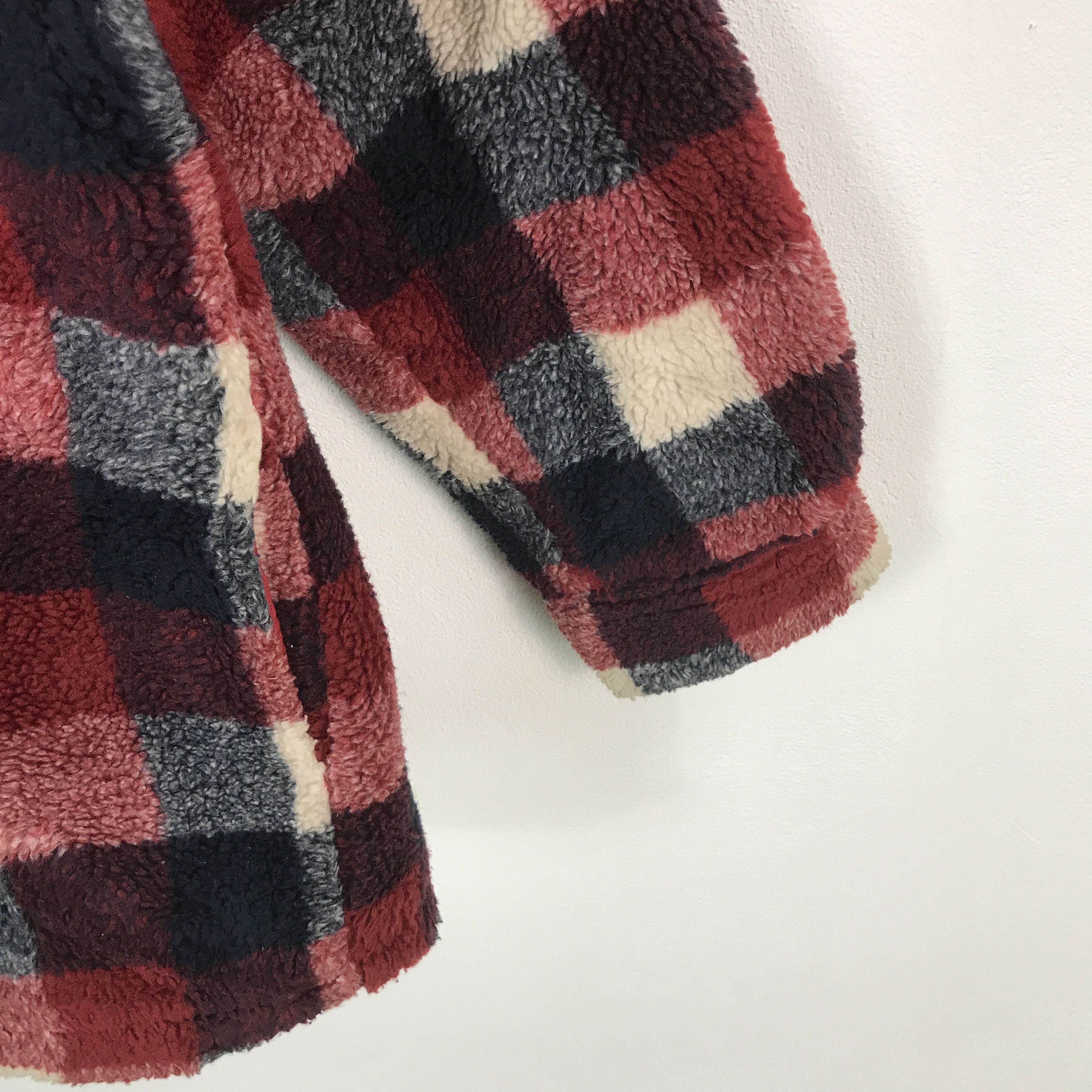 Japanese Brand drug store's multi pocket Japan Sherpa button up jacket Size US L / EU 52-54 / 3 - 6 Thumbnail
