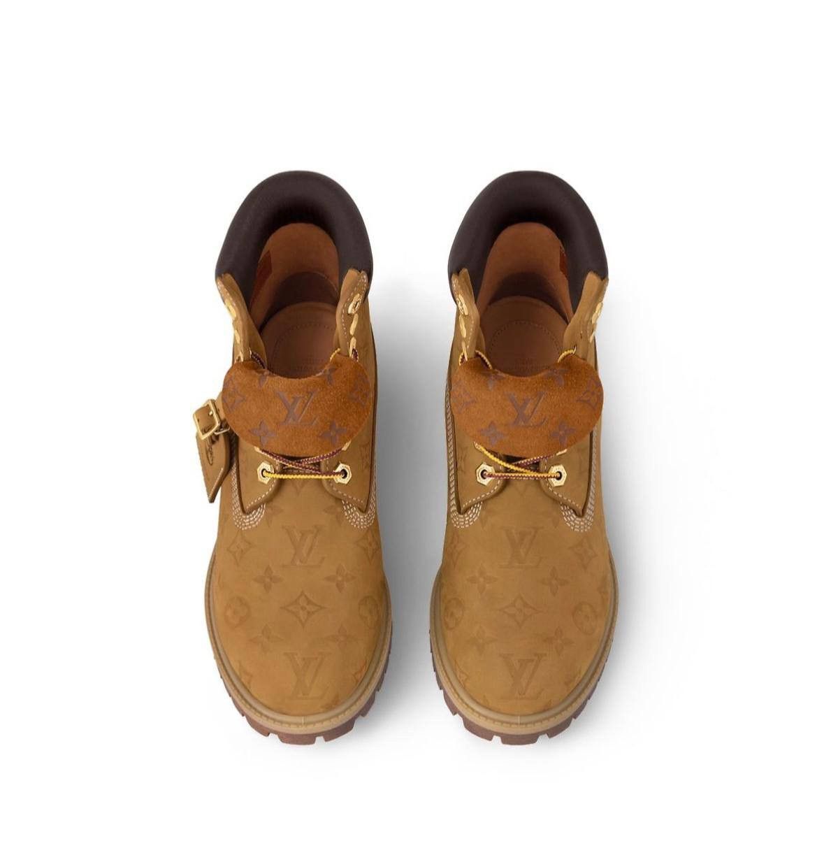 Louis Vuitton Louis Vuitton x Timberland 6-inch Boots. Limited edition Size US 12 / EU 45 - 2 Thumbnail