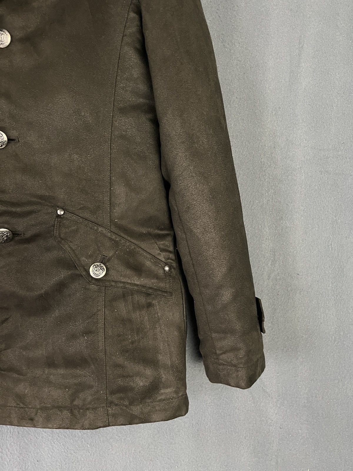 If Six Was Nine × Japanese Brand × Mossimo Mossimo Sport Faux Fur Collar Belted Jacket Military Style Size US M / EU 48-50 / 2 - 5 Thumbnail