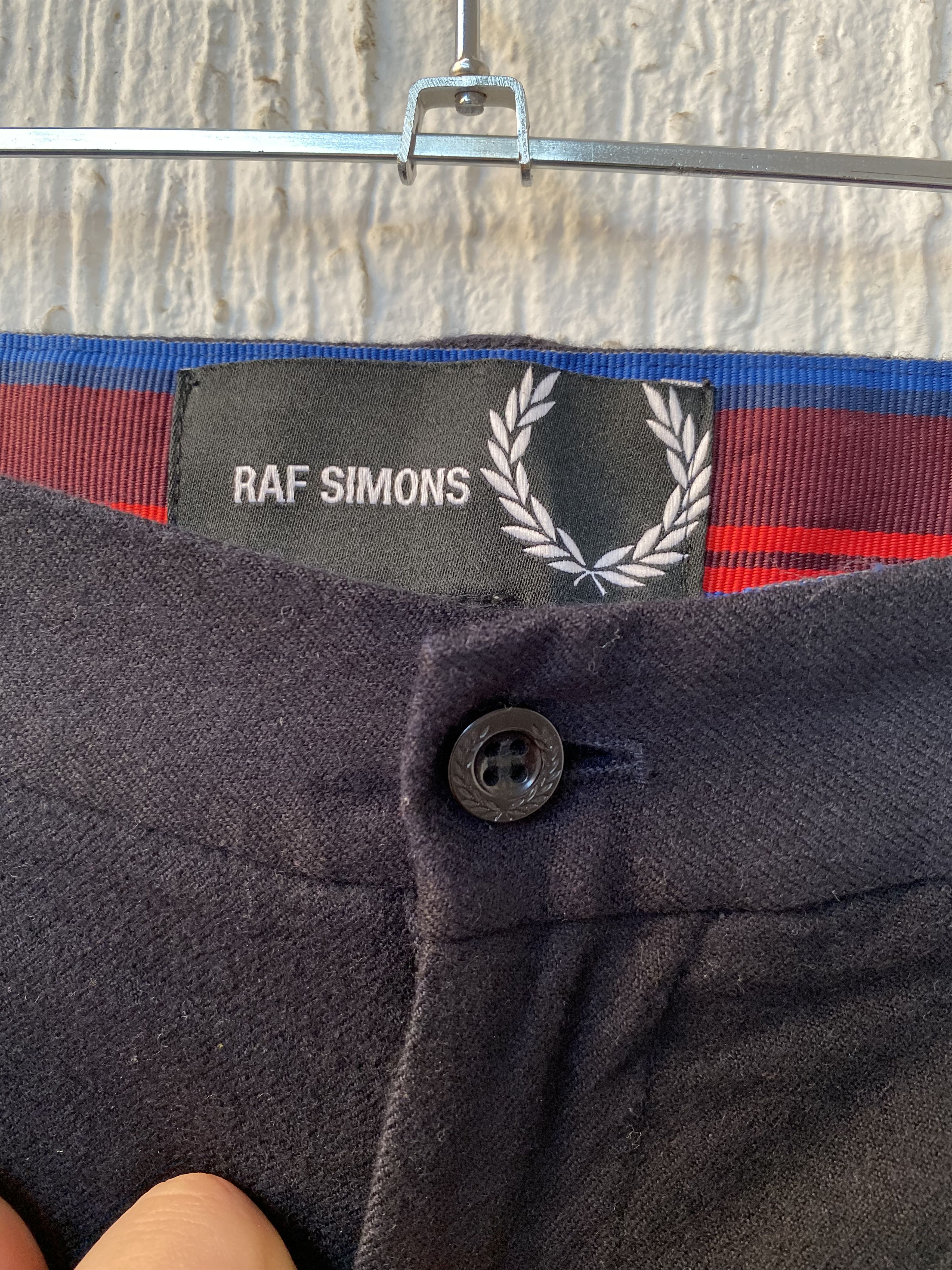 Fred Perry × Raf Simons wool trousers Size US 31 - 4 Thumbnail