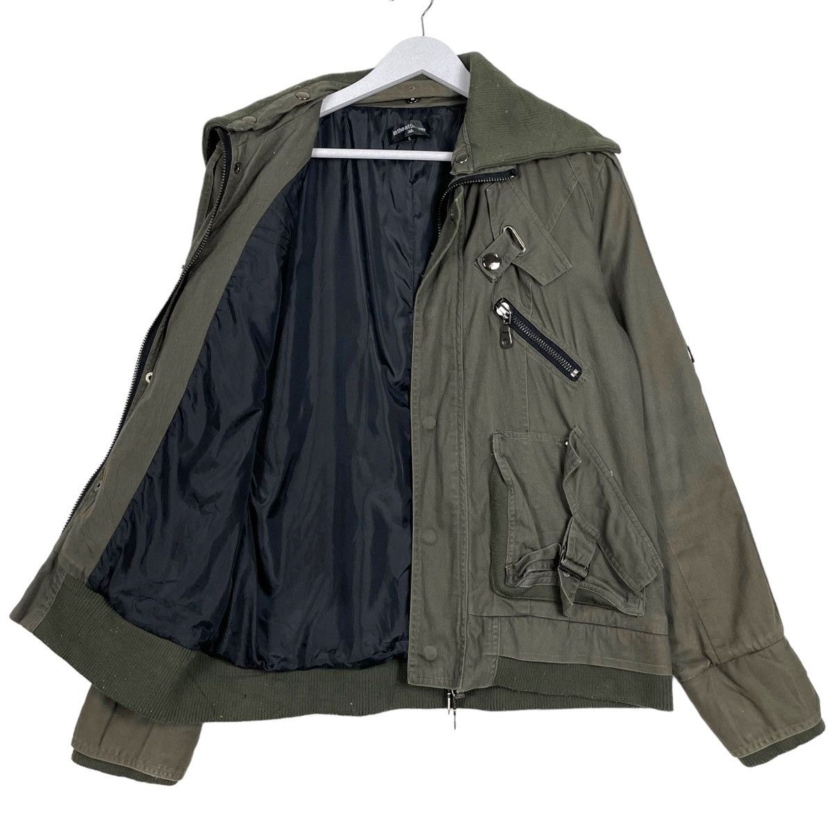 Beauty Beast × In The Attic × Japanese Brand 💥IN THE ATTIC PARACHUTE BONDAGE BIG COLLAR JACKET Size US M / EU 48-50 / 2 - 8 Thumbnail