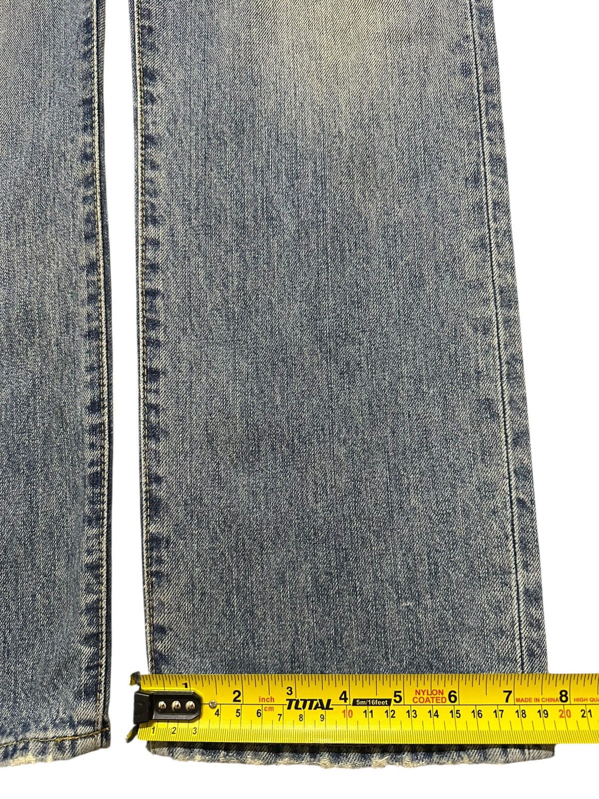 Polo Ralph Lauren Vintage Polo Ralph Lauren Blue Mud Wash Faded Distress Jeans Size US 30 / EU 46 - 17 Thumbnail