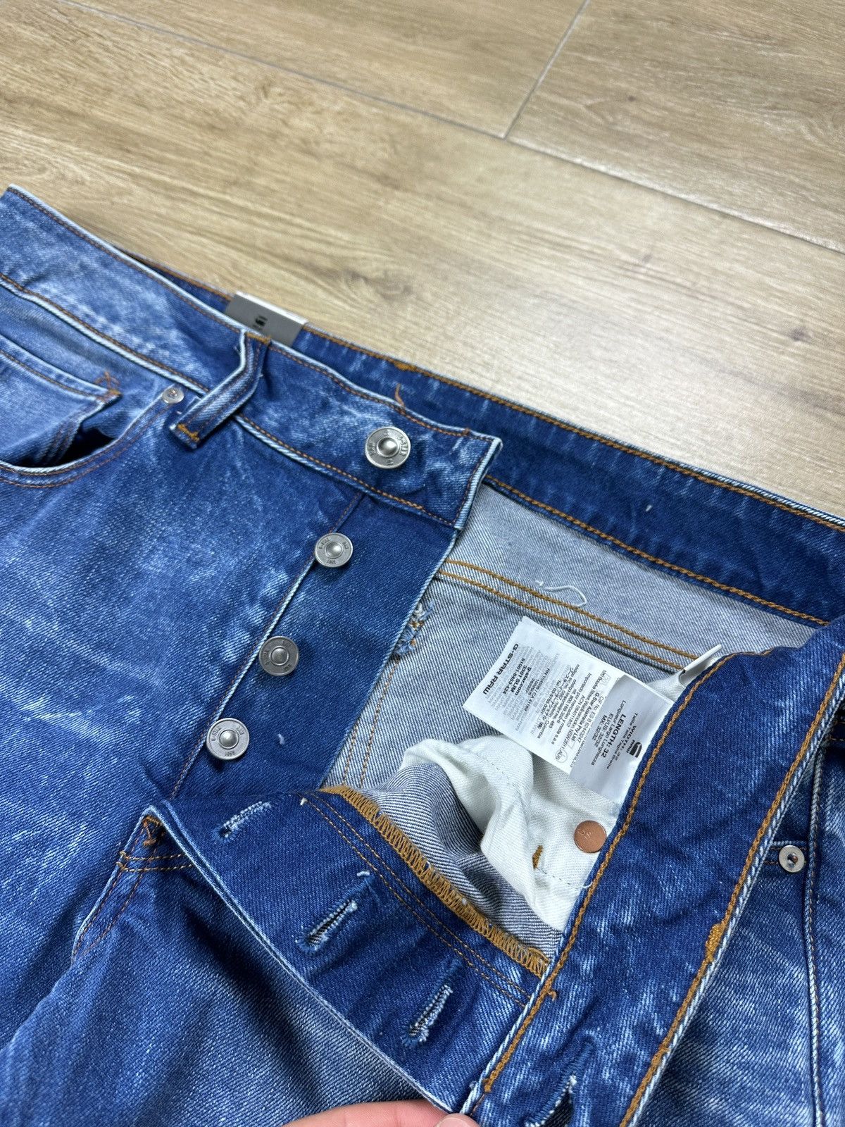 G-Star NEW🏷️ G-Star Raw 3301 Slim Denim Jeans Size US 32 / EU 48 - 4 Thumbnail