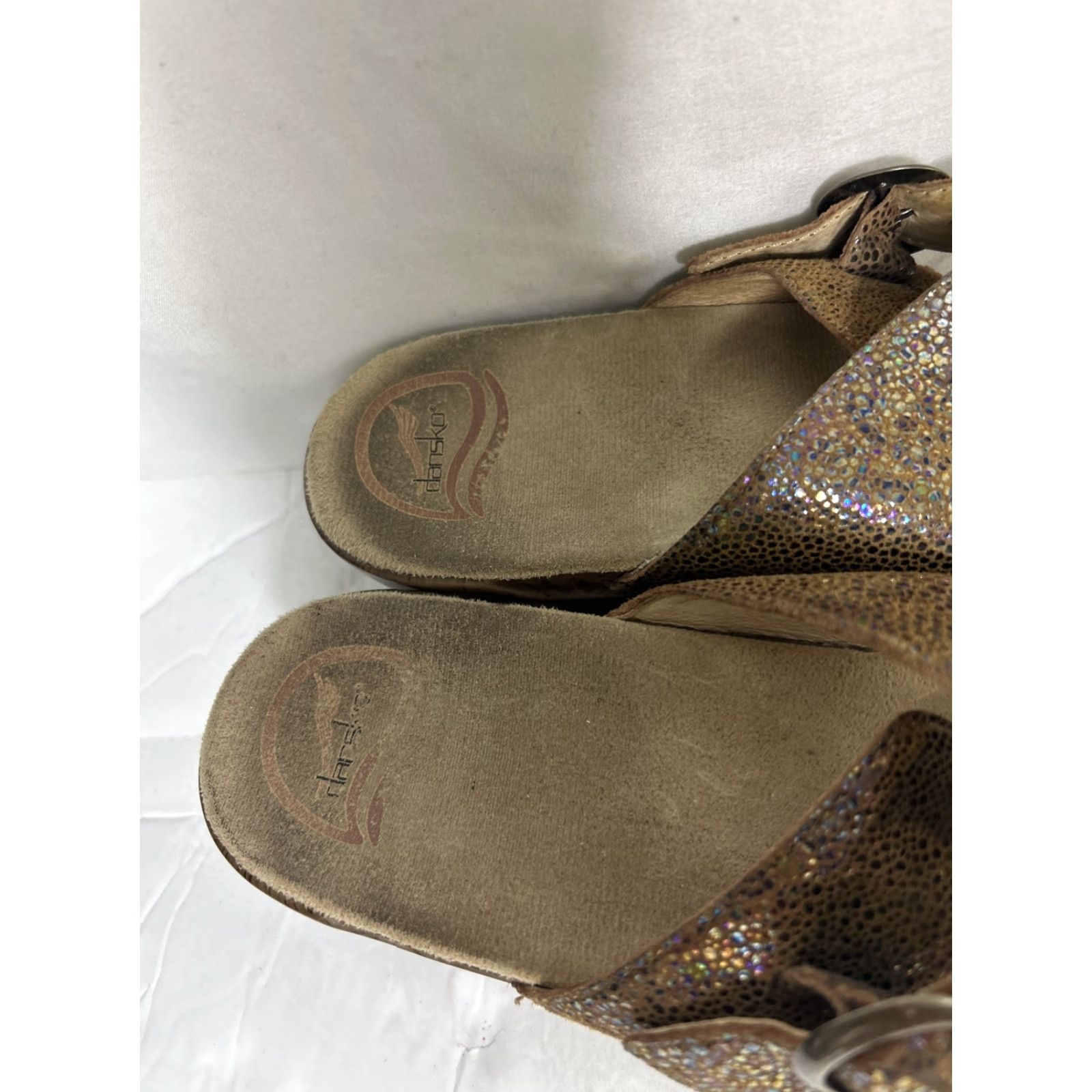 Dansko Dansko Sophie Iridescent Double Strap Clog Slide Sandals Sz 41 US Size 10.5-11 Size US 10.5 / IT 40.5 - 5 Thumbnail