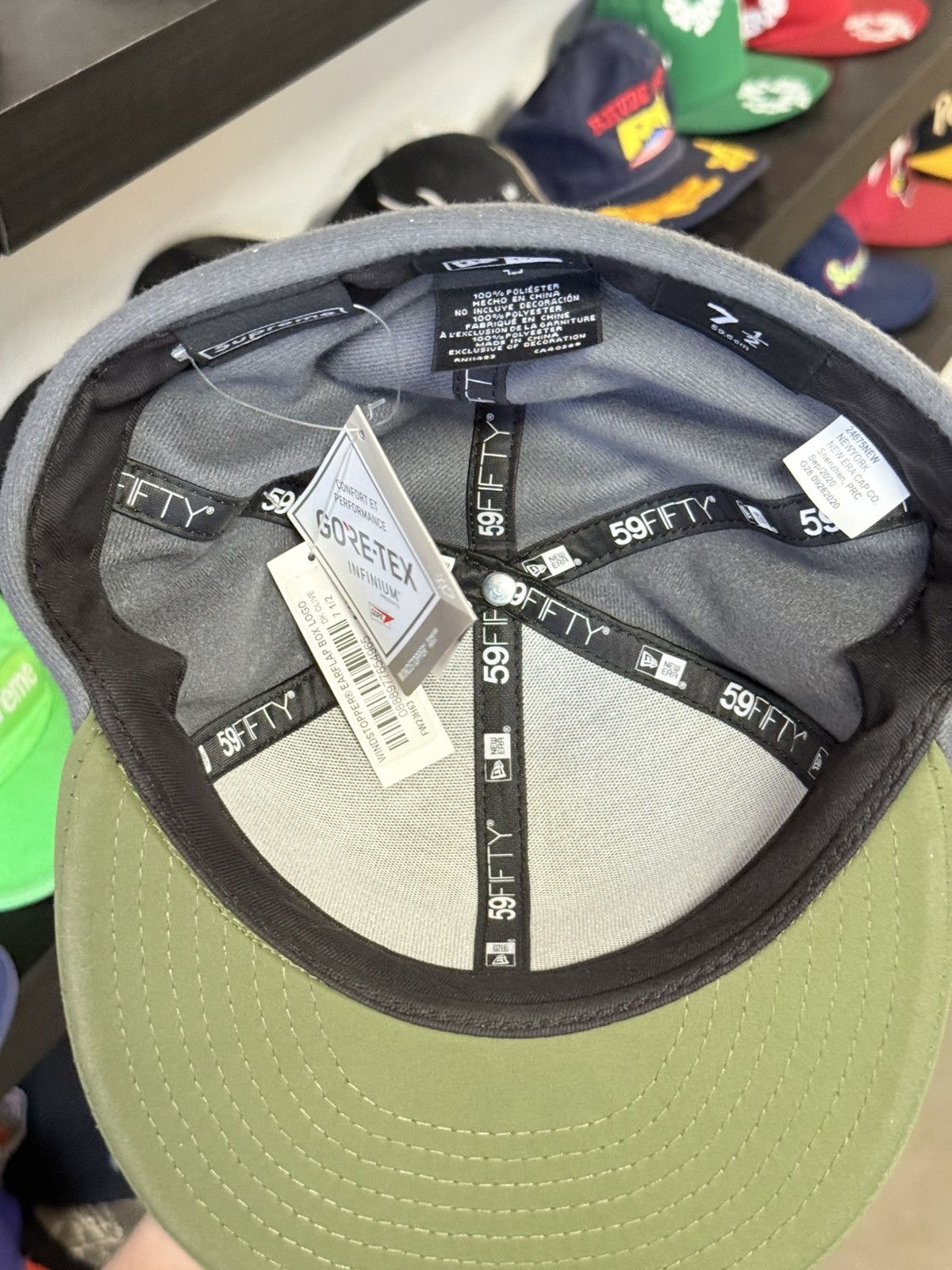 Supreme Supreme Green Fleece Hat Size ONE SIZE - 8 Thumbnail