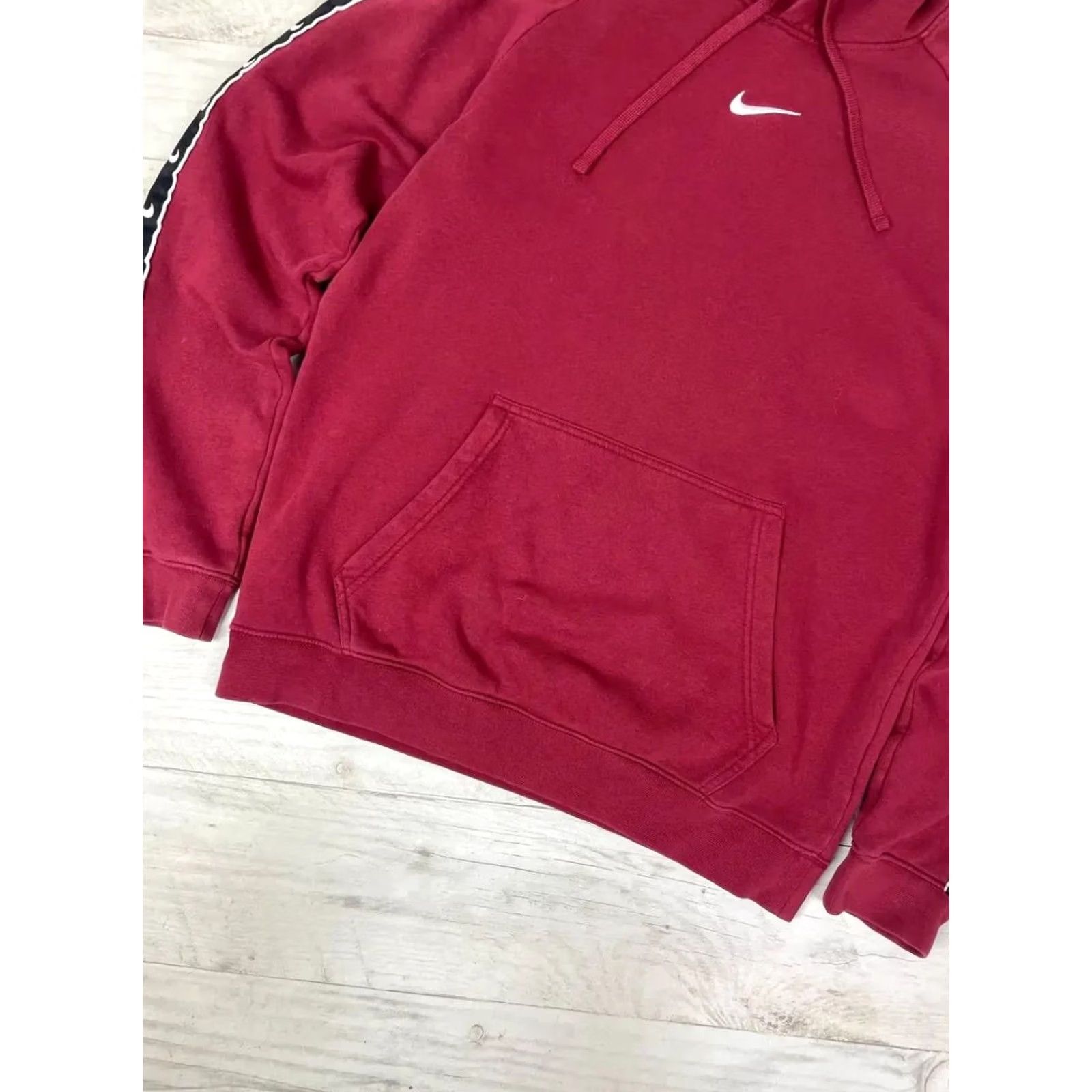 Nike VINTAGE Nike Tracksuit Hoodie And Pants M Burgundy Lampas Swoosh Y2K Men Size US M / EU 48-50 / 2 - 4 Thumbnail