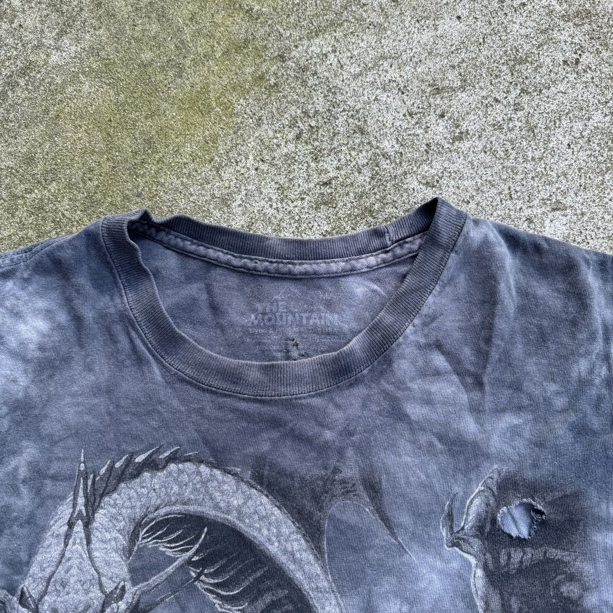 Vintage Y2K Faded Dragon Thrashed Distressed Tee ERD Grunge Size US XL / EU 56 / 4 - 3 Thumbnail