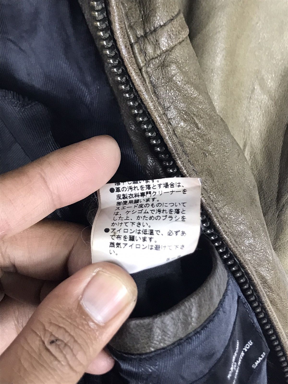 Ships Jet Blue ⚡️Vintage Ships Jet Blue Distressed Leather Jacket Size US S / EU 44-46 / 1 - 15 Thumbnail