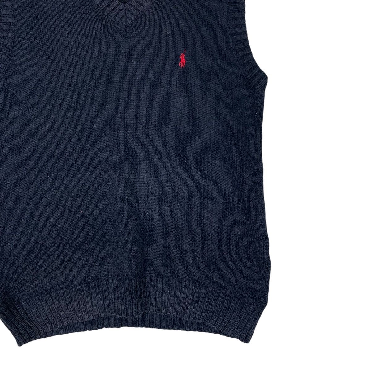 Polo Ralph Lauren POLO RALPH LAUREN Small Logo V Neck Knitted Vest #1191-C54 Size US L / EU 52-54 / 3 - 7 Thumbnail