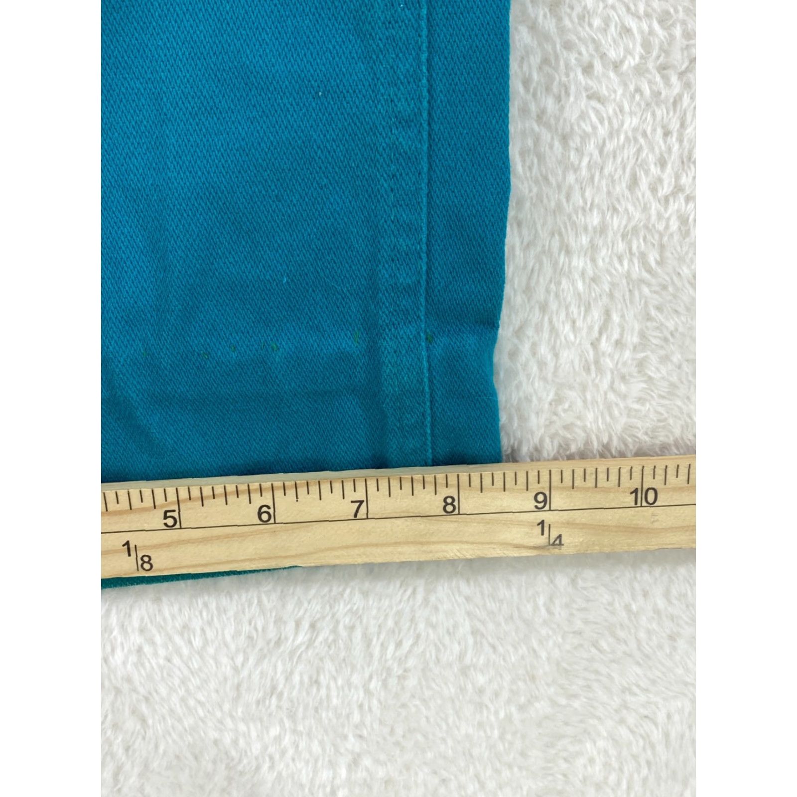 Wrangler VINTAGE Wrangler Bareback Womens Jeans High Waisted Teal Turquoise VTG Jeans 15 Women 32in Inseam Cowboy 5-Pocket Denim Math Wrap Size 36" / US 14 / IT 50 - 5 Thumbnail