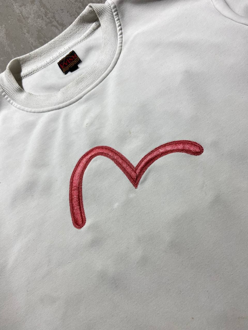 Evisu × Japanese Brand × Vintage Evisu Big Logo Sweatshirt White Size US S / EU 44-46 / 1 - 5 Thumbnail