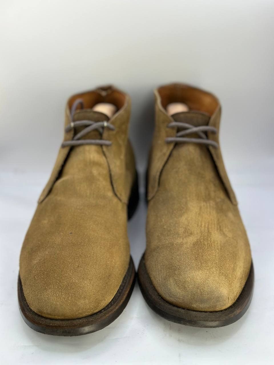 Church's Church’s Custom Grade Suede Desert Boots Sand F Dainite Sole Size US 9 / EU 42 - 2 Thumbnail