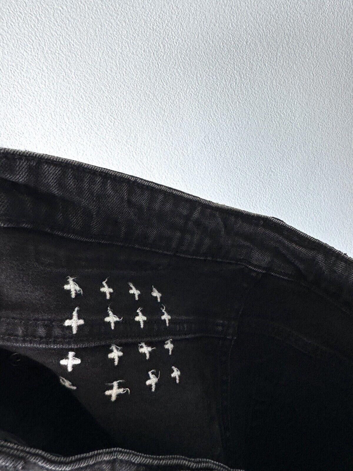 Ksubi Ksubi mens denim jean van winkle 32 black grey chamber zip Size US 32 / EU 48 - 8 Thumbnail
