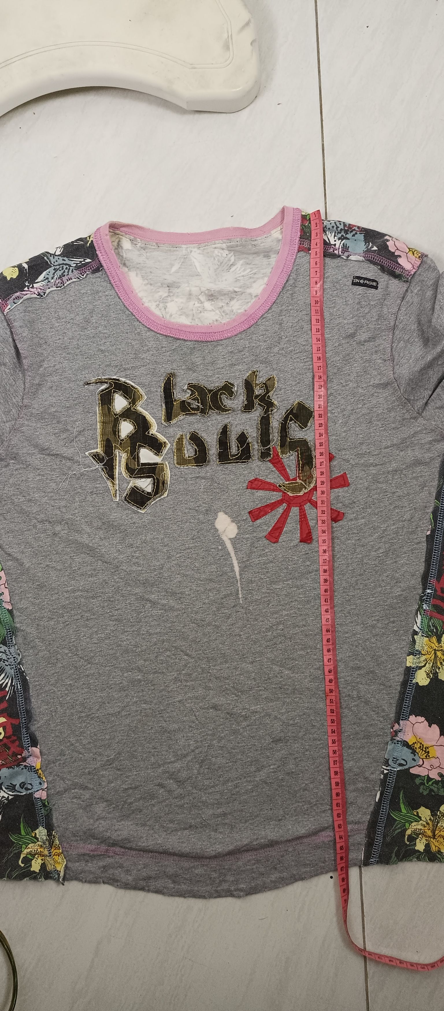 Energie × Vintage Energie Black South Short Sleeve TShirt Size L / US 10 / IT 46 - 7 Thumbnail