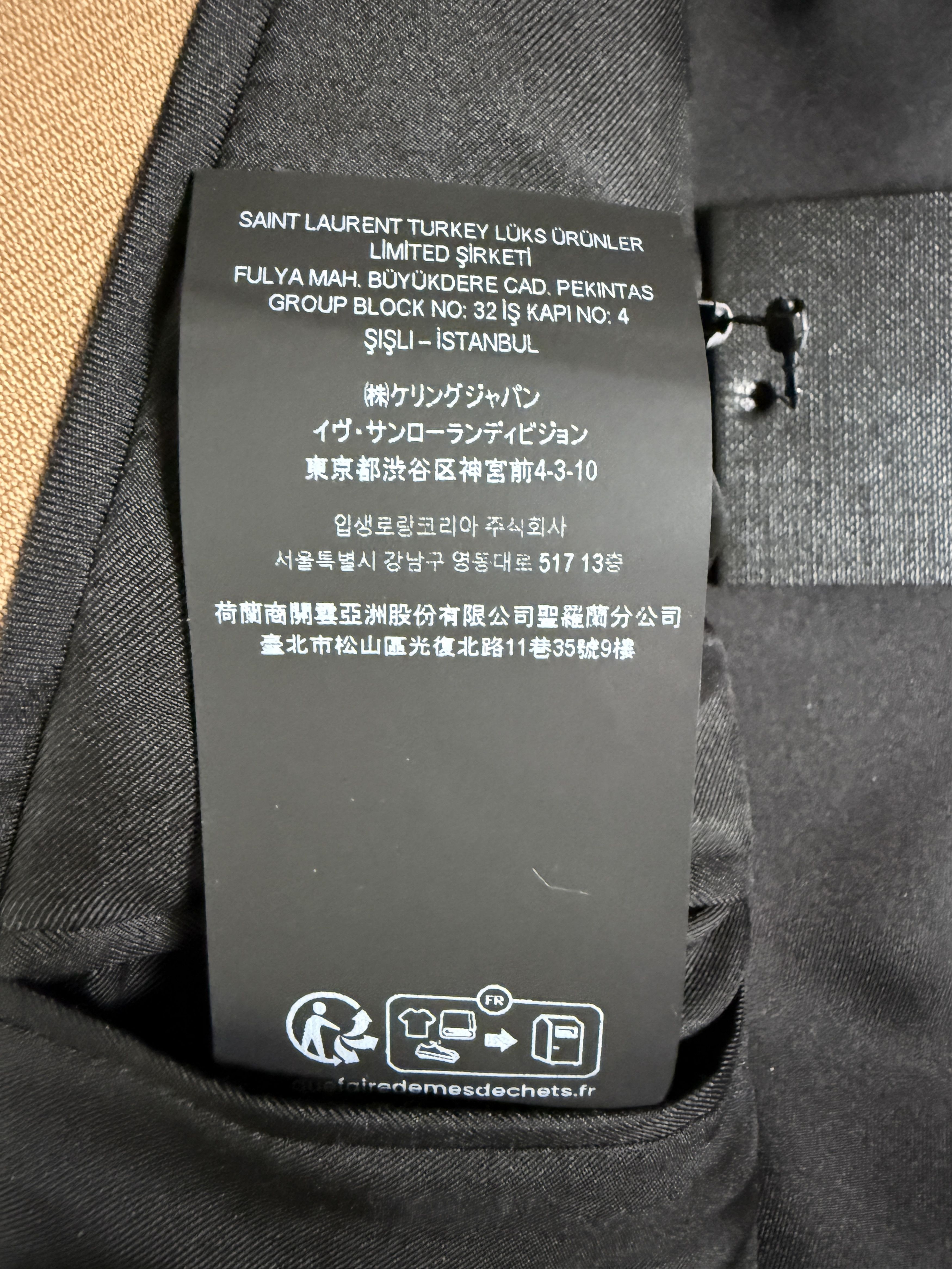 Saint Laurent Paris $3500 Saint Laurent Paris Wool Gabardine Jacket Size M / US 6-8 / IT 42-44 - 13 Thumbnail