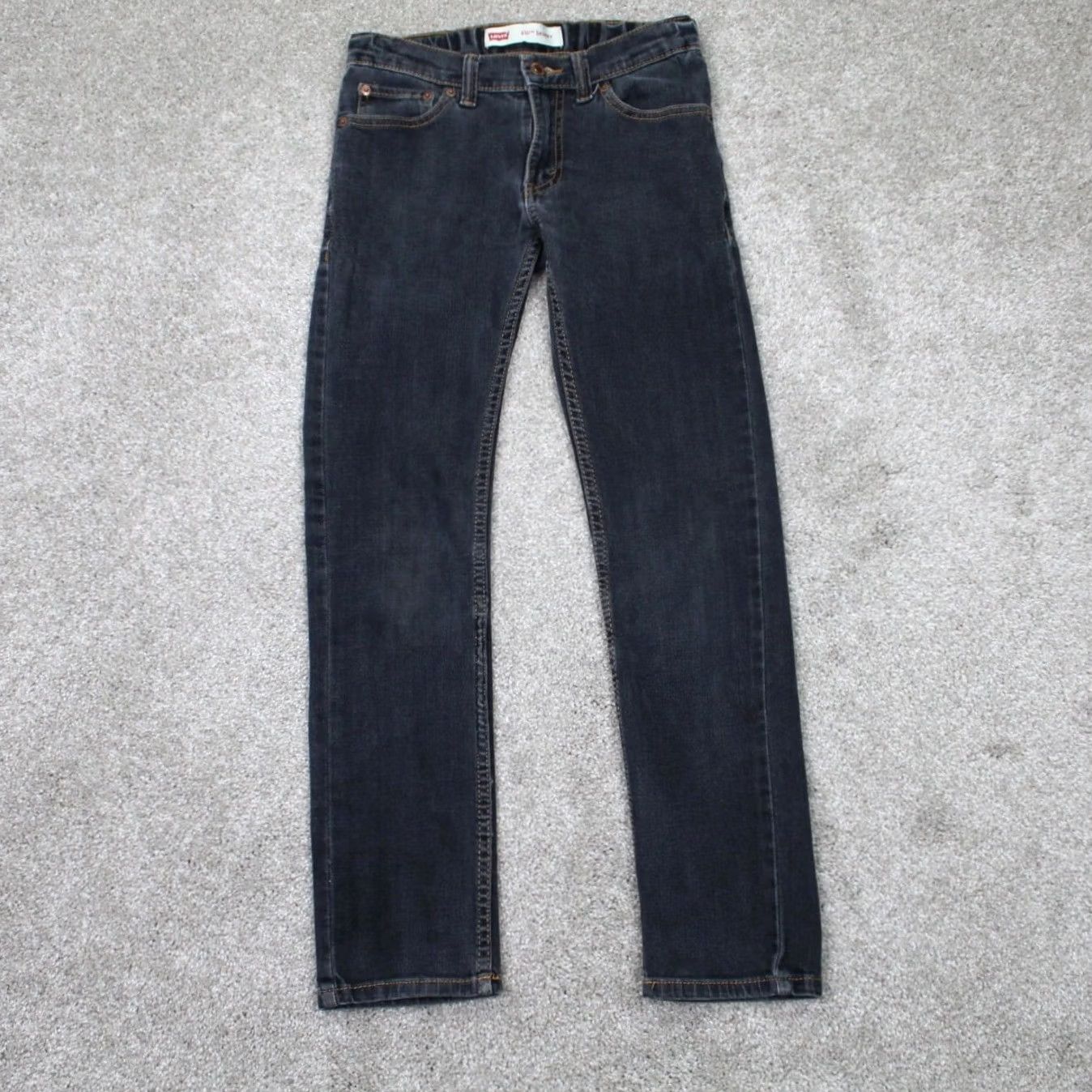 Levi's Levi's 510 Jeans Womens 12 Regular Black Skinny 5-Pocket Denim Stretch Polyester Shaping City College Mens Womens Girls Size 34" / US 12 / IT 48 - 2 Thumbnail
