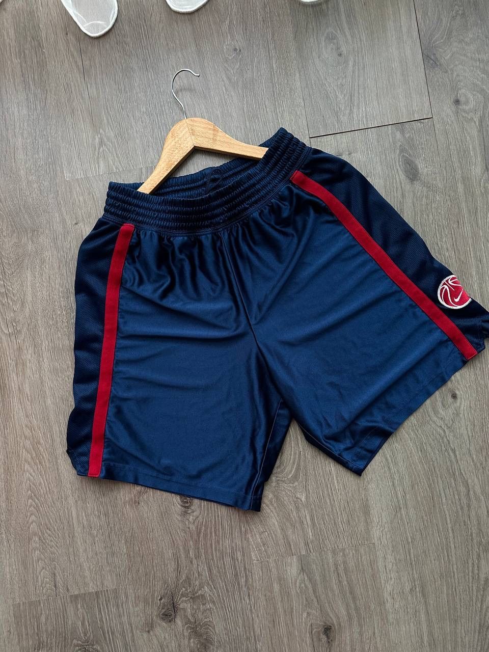 Nike × Nike ACG × Vintage Vintage Nike Basketball Blue Shorts Big Logo Size US 32 / EU 48 - 4 Thumbnail