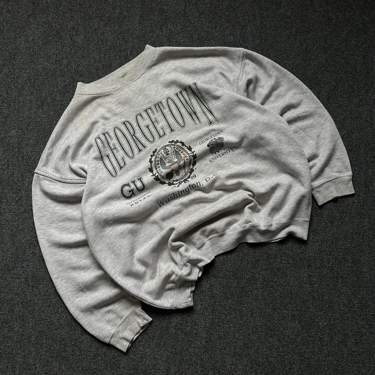 Y/Project Vintage Georgetown Hoyas Sweatshirt Size XL Heather Grey Spo Size US XL / EU 56 / 4 - 1 Thumbnail
